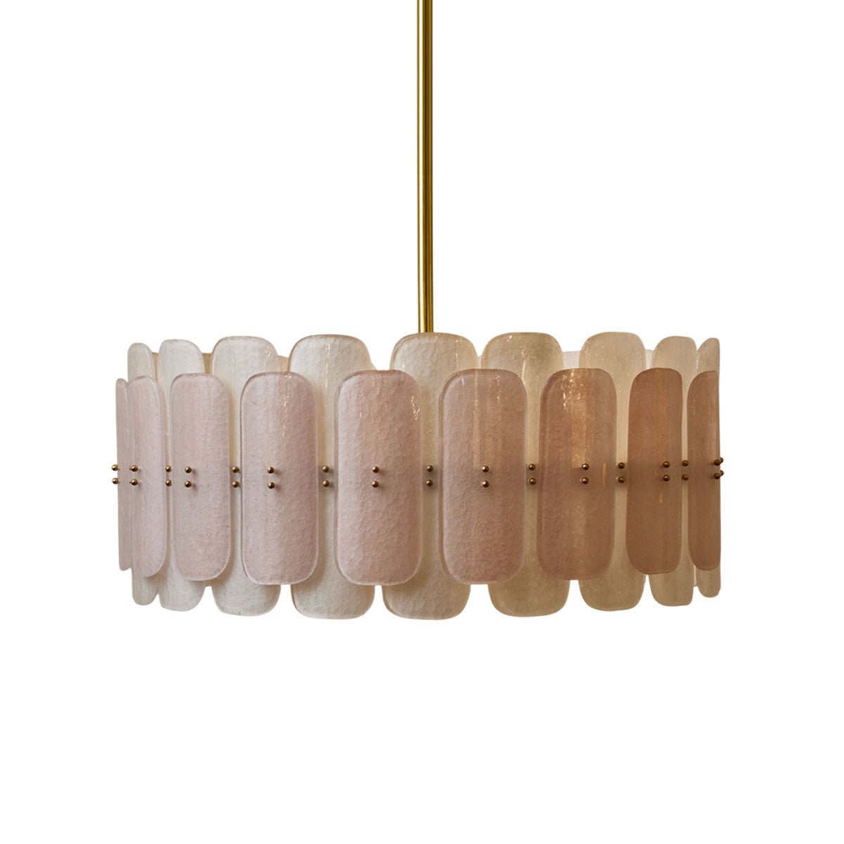 Rosalinne Murano Glass Petal Chandelier