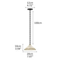 Multi-Head Matte White Alabaster Cone Hanging Kitchen Pendant Light