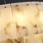 Oakley Layered Alabaster Dining Room Chandelier product image