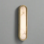 Solari Alabaster Brass Sconce product image