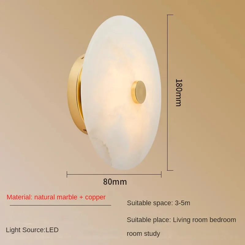 Witney Alabaster & Copper Wall Sconce product image