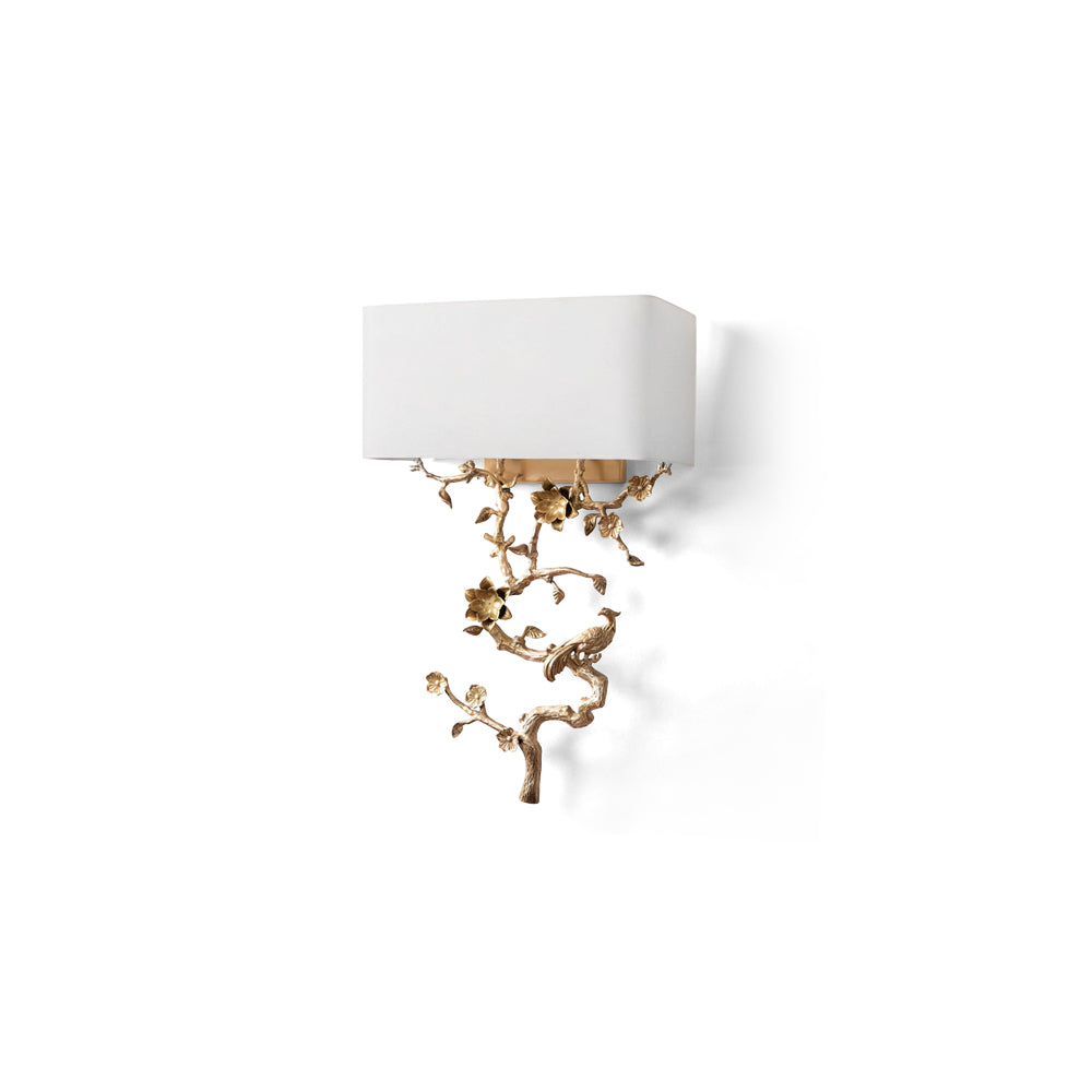 Sanremo Branch Brass Wall Light by Bling Lighting Studio