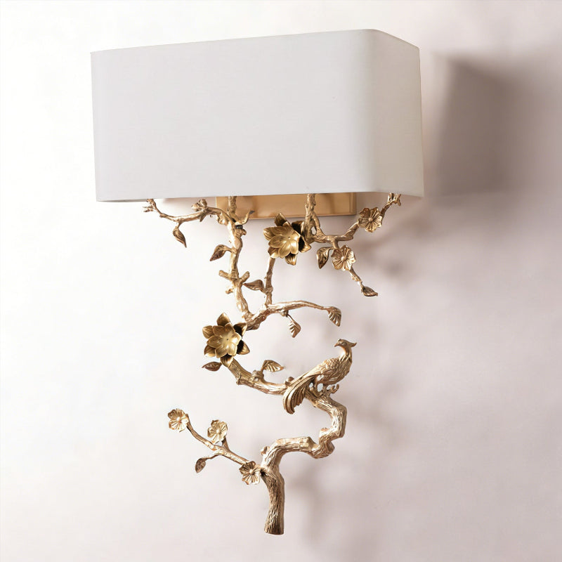 Sanremo Branch Brass Wall Light by Bling Lighting Studio