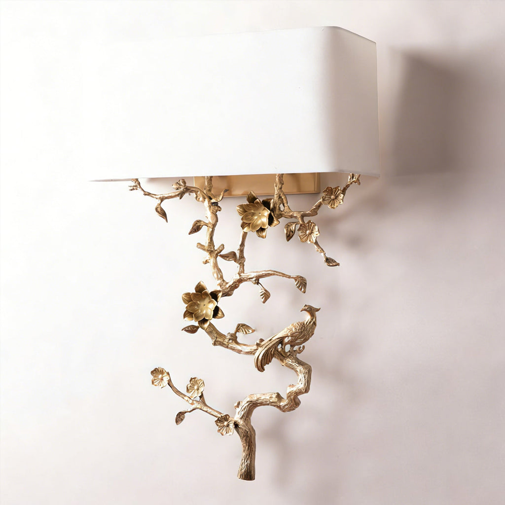 Sanremo Branch Brass Wall Light by Bling Lighting Studio