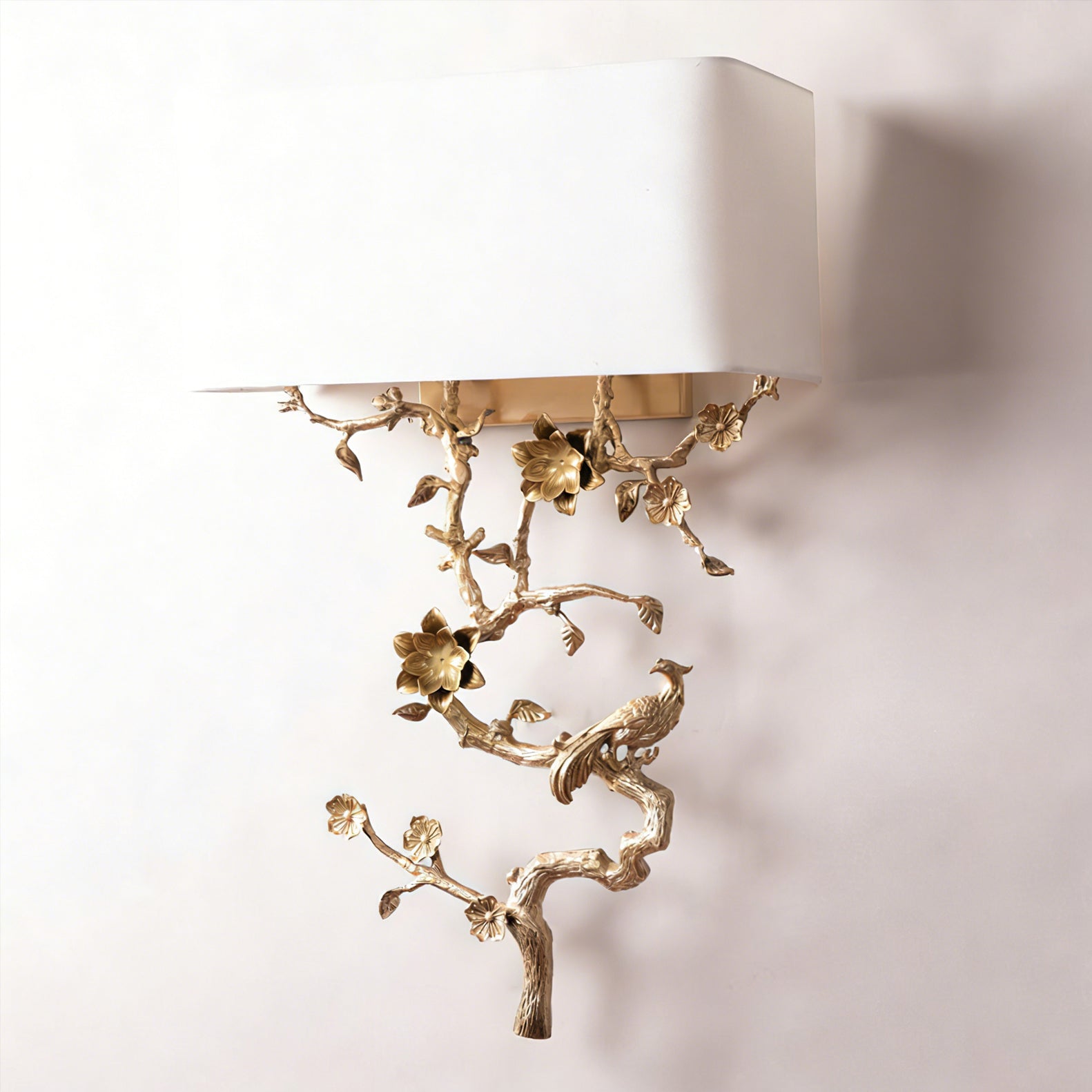 Sanremo Branch Brass Wall Light by Bling Lighting Studio