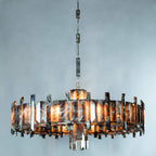 Saturn chandelier by Bling Lighting Studio