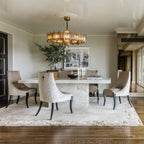 Saturn chandelier by Bling Lighting Studio