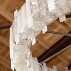 Saturn chandelier by Bling Lighting Studio