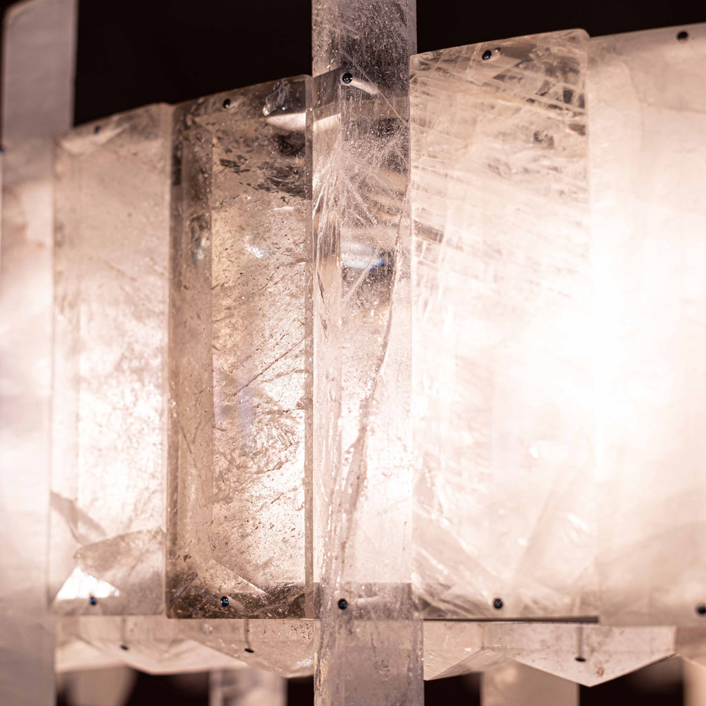 Saturn chandelier by Bling Lighting Studio