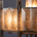 Saturn chandelier by Bling Lighting Studio