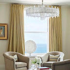 Saturn chandelier by Bling Lighting Studio