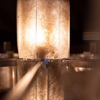 Saturn chandelier by Bling Lighting Studio
