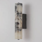 Valmont Alabaster Cylinder Wall Sconce material and finish detail