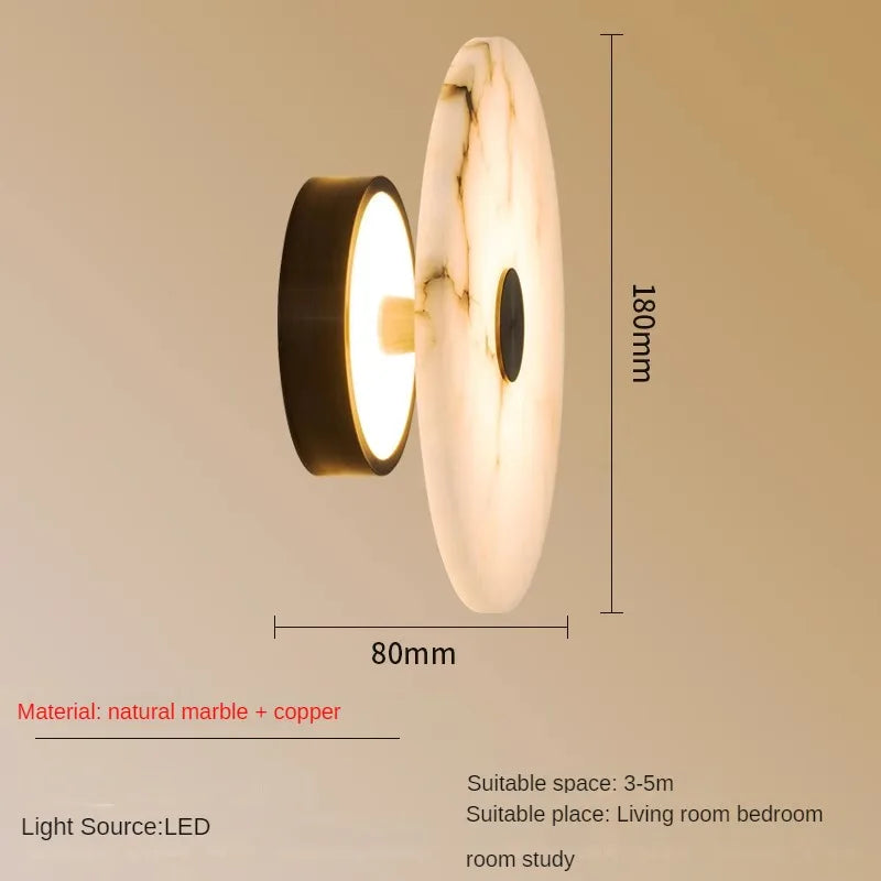 Witney Alabaster & Copper Wall Sconce product image