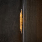 Shahida Selenite Wall Sconce for Bedrooms by Bling Lighting Studio