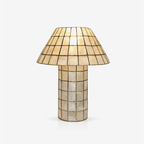 Pearl Shell Mosaic Table Lamp