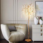 Shiro Noda Branch Crystal Floor Lamp by Bling Lighting Studio