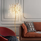 Shiro Noda Branch Crystal Floor Lamp by Bling Lighting Studio