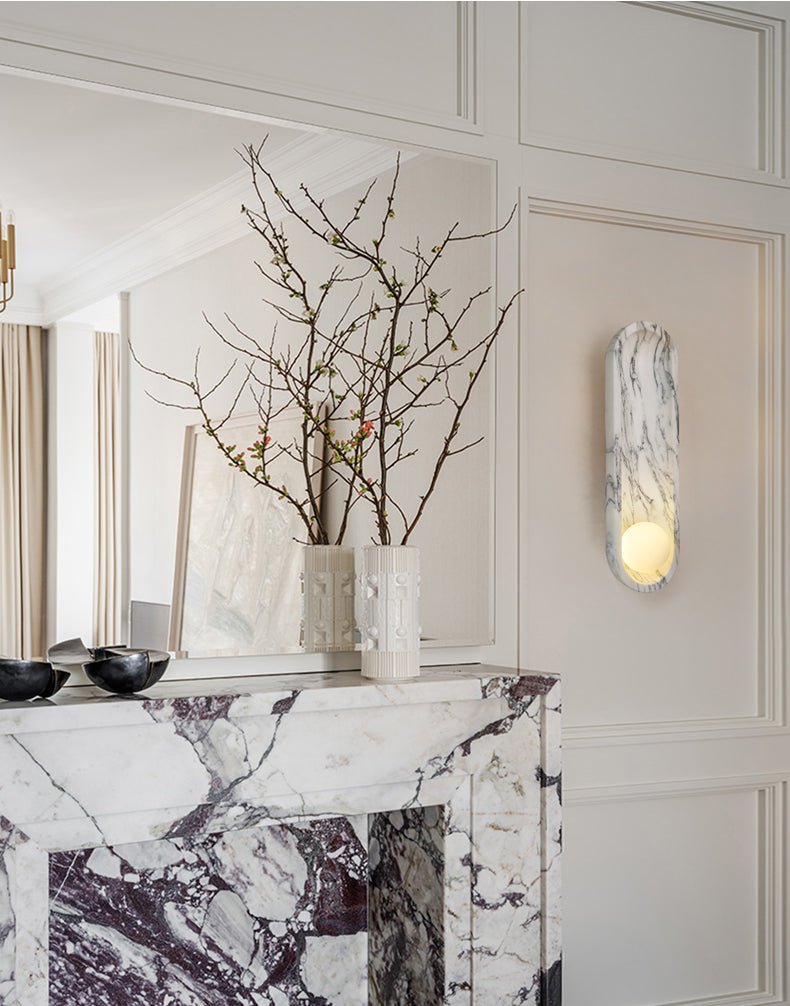 Silvaris Marble Wall Lamp