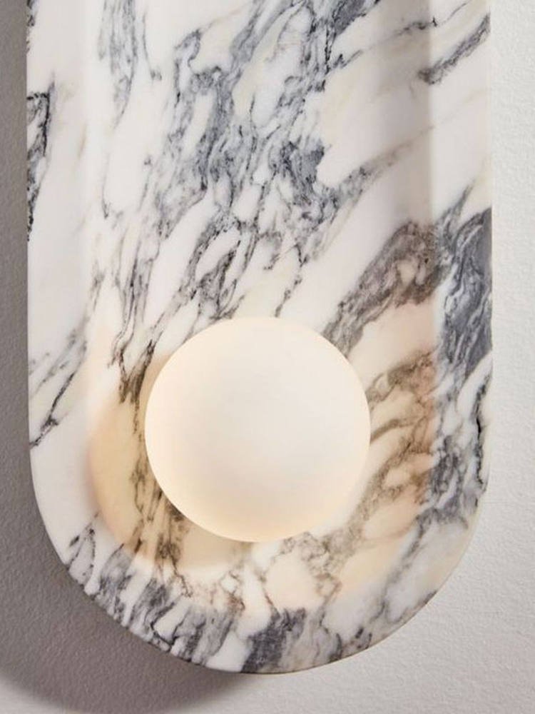 Silvaris Marble Wall Lamp