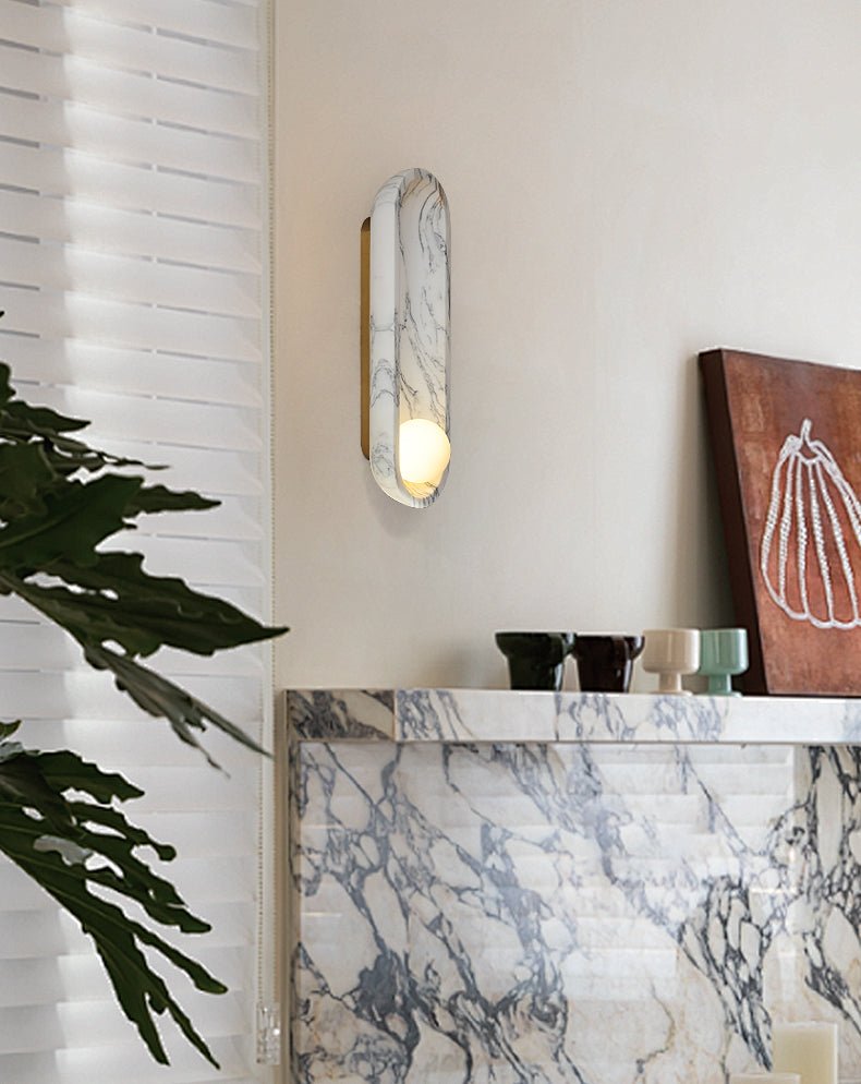 Silvaris Marble Wall Lamp