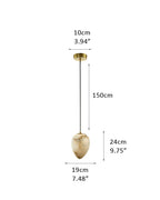 Alabaster Ceiling Pendant Lamp in black metal plate for dining room, living room, bedroom
