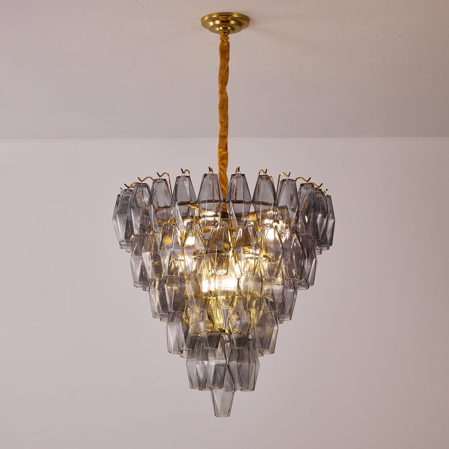 Premium Smoke Gray Empire Chandelier product image