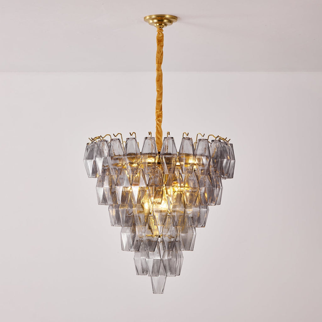 Premium Smoke Gray Empire Chandelier product image