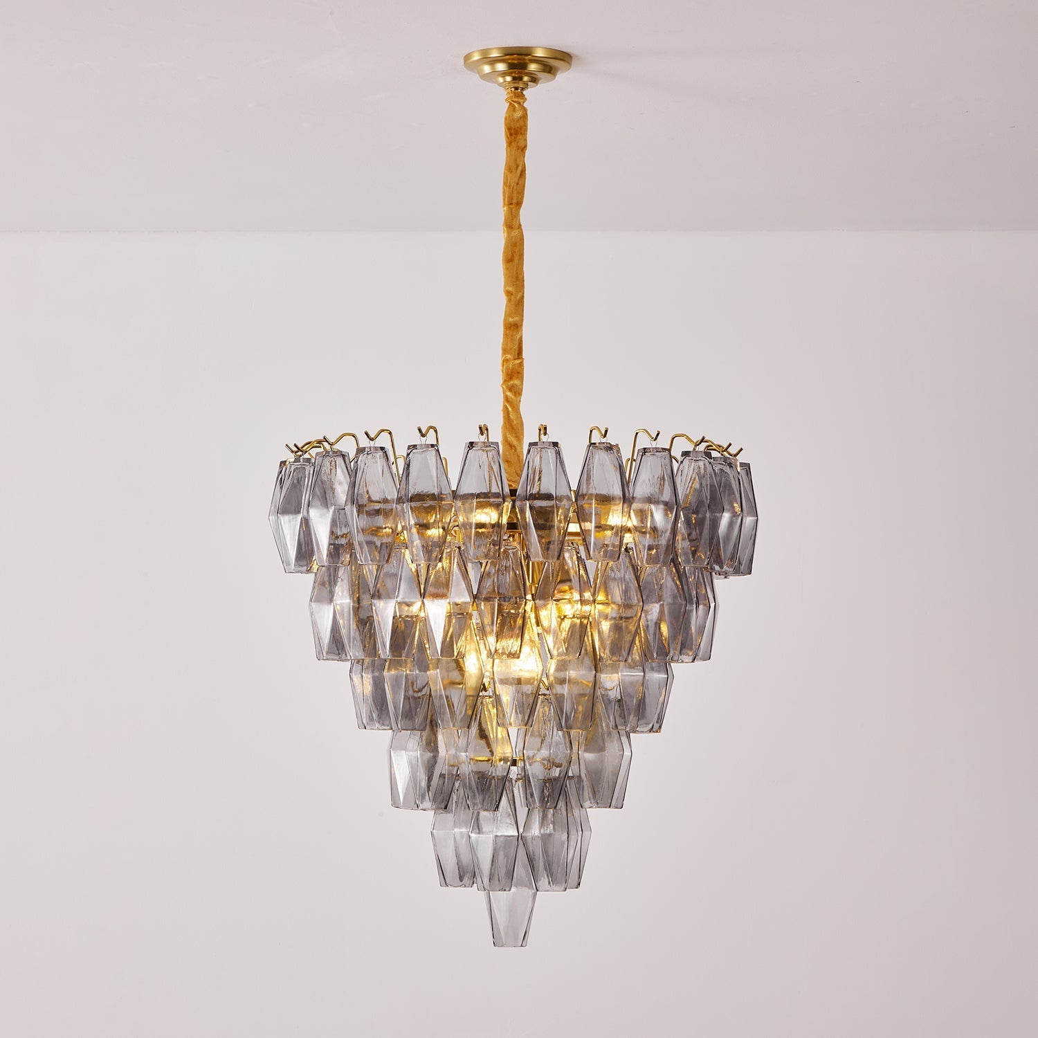 Premium Smoke Gray Empire Chandelier product image