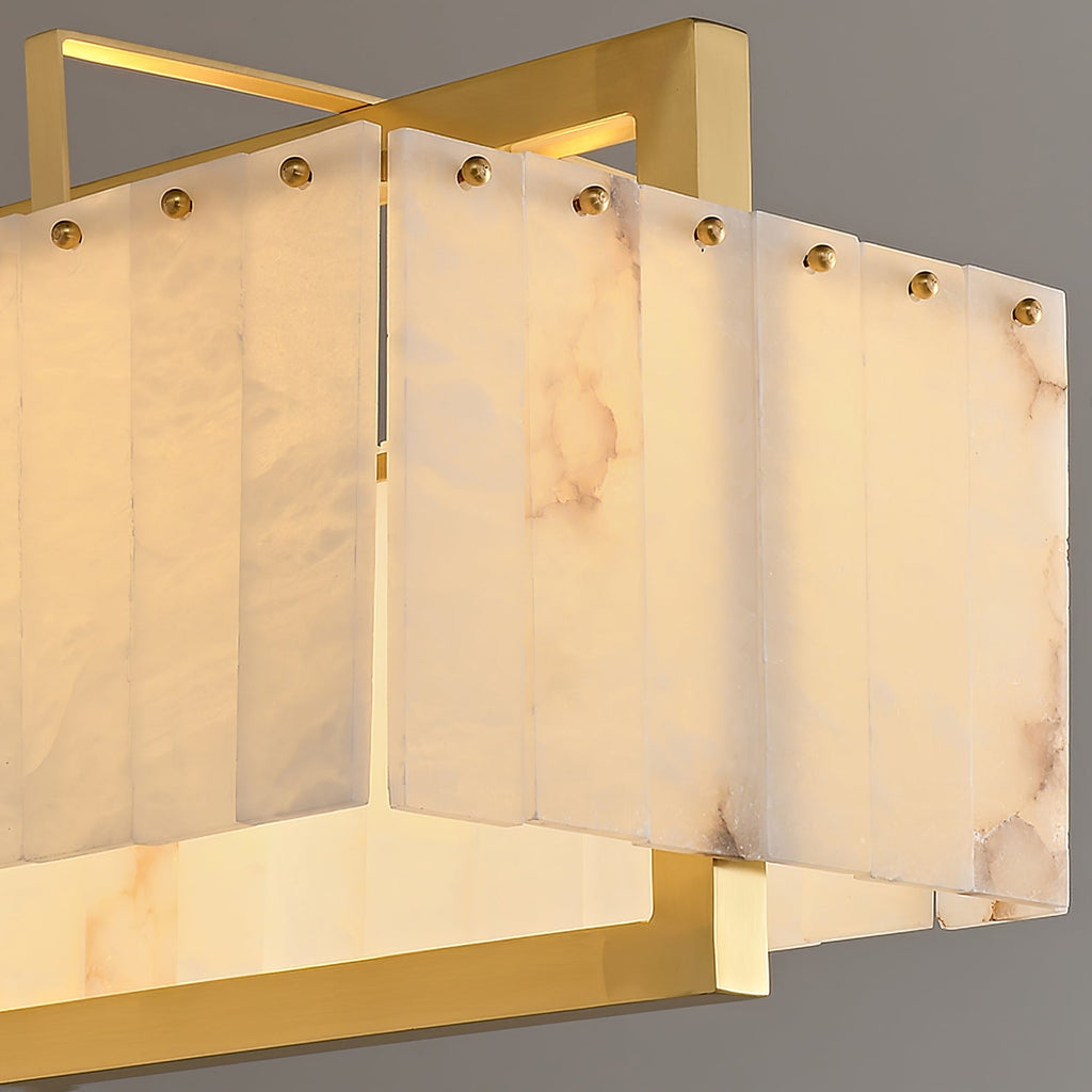 Solstice Alabaster Linear Bar Chandelier product image