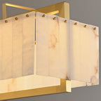 Solstice Alabaster Linear Bar Chandelier product image