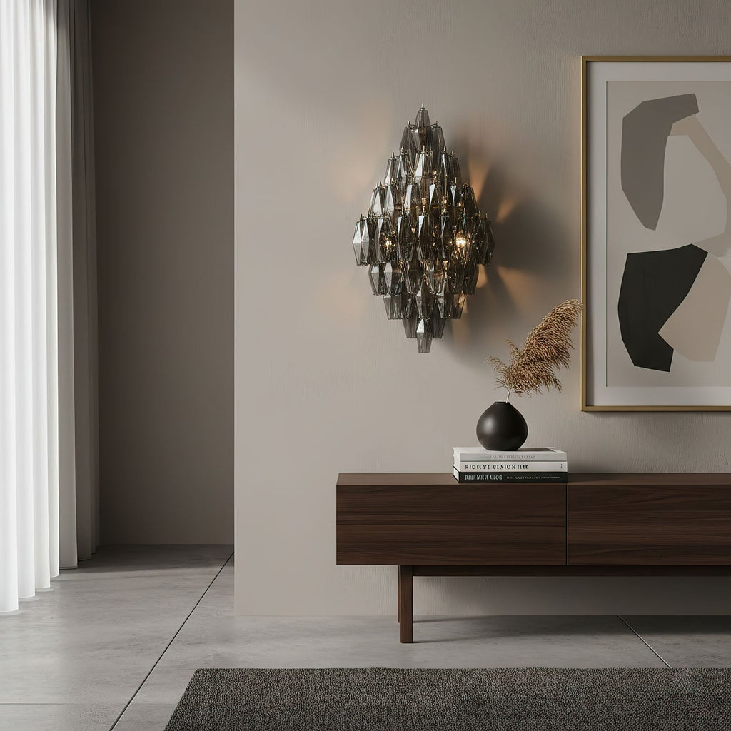 Sorrento Wall Light Glass lighting by Bling Lighting Studio