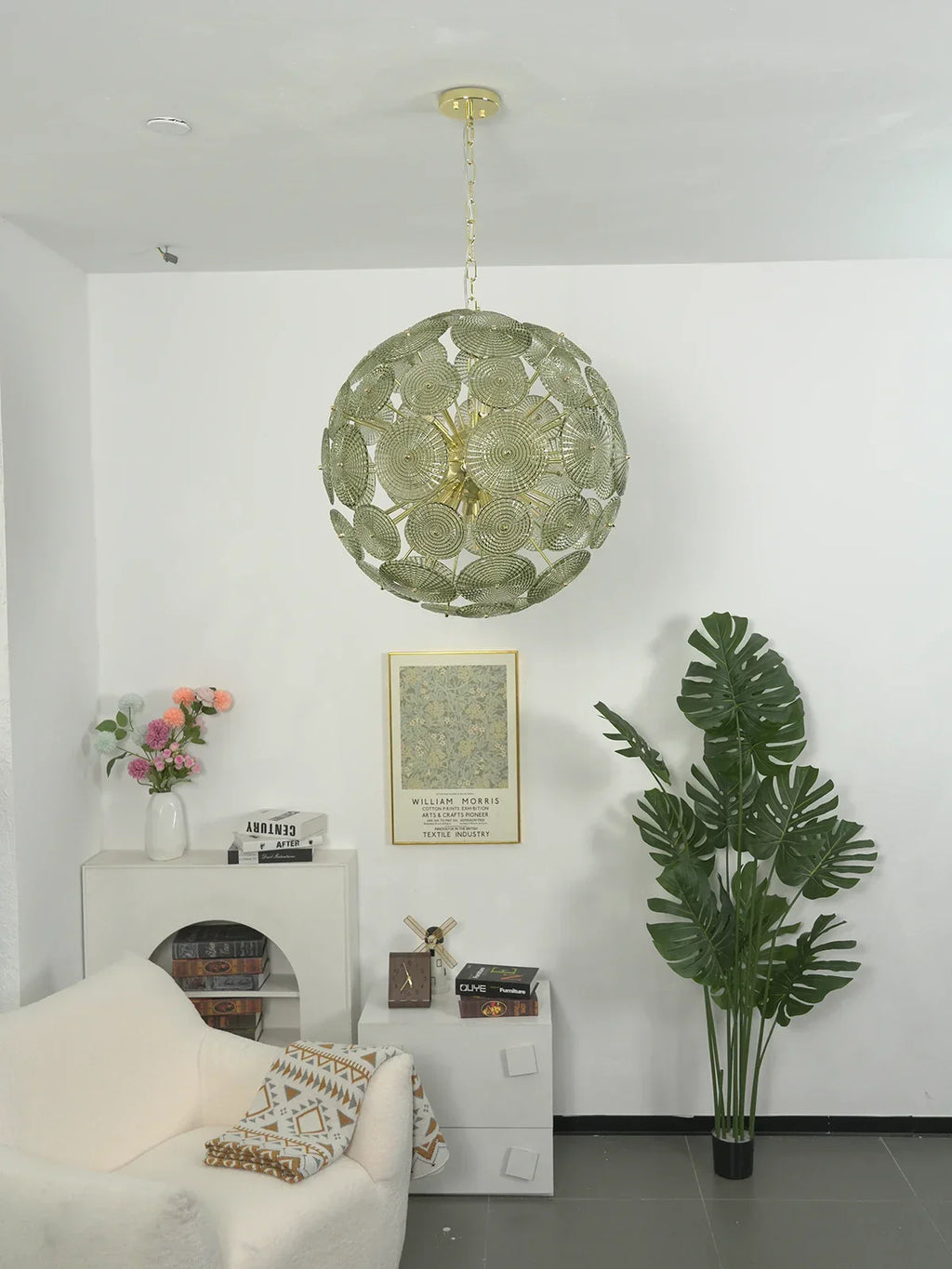 Sputnik Sphere Glass Disc Chandelier product image