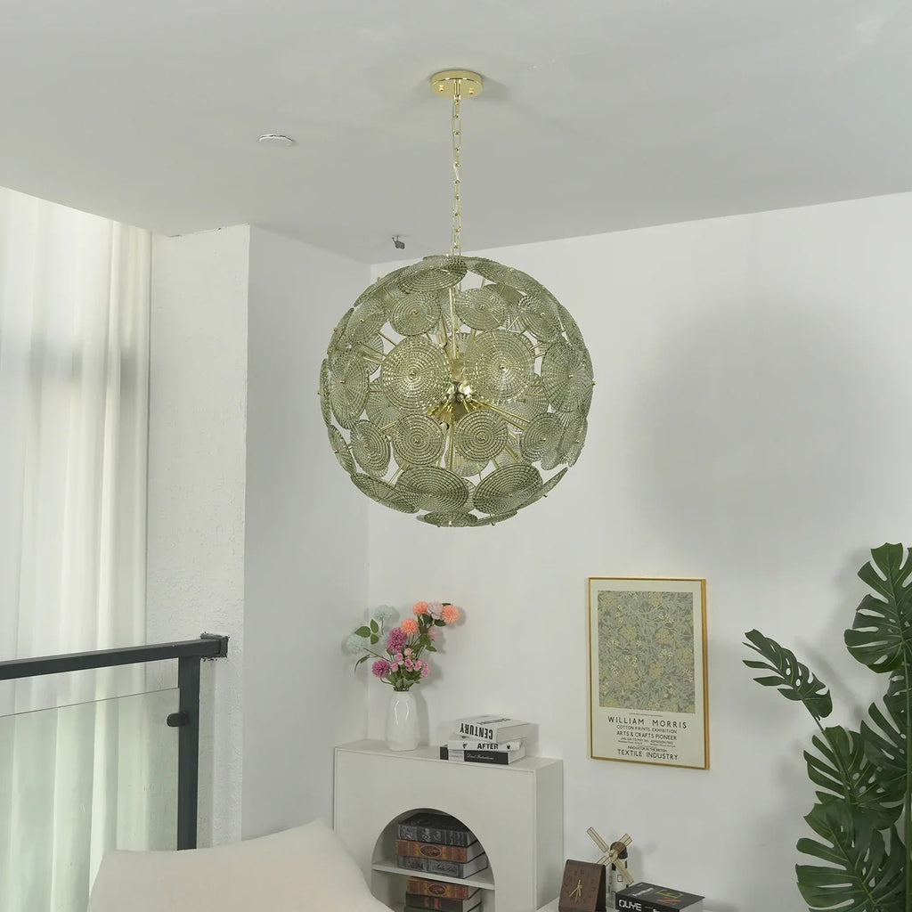 Sputnik Sphere Glass Disc Chandelier product image