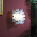 Stacked Murano Glass Wall Sconce