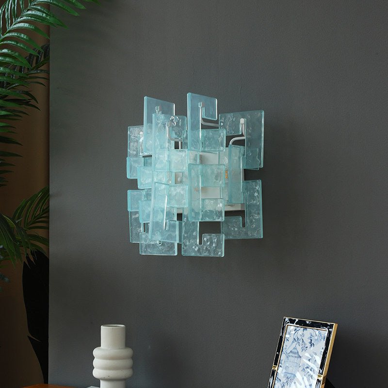 Stacked Murano Glass Wall Sconce