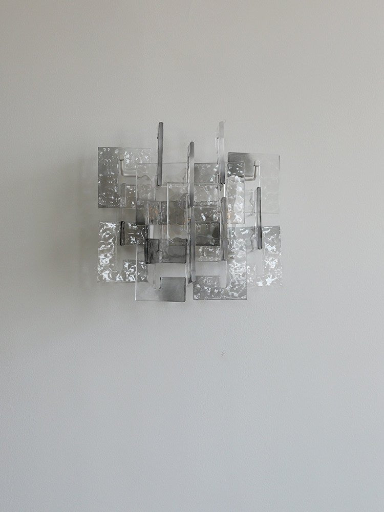 Stacked Murano Glass Wall Sconce