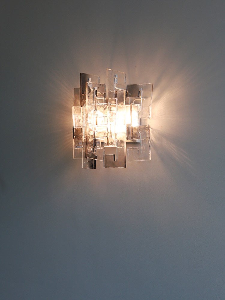 Stacked Murano Glass Wall Sconce