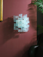 Stacked Murano Glass Wall Sconce