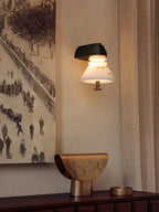 Strata Alabaster Wall Lamp by Bling Lighting Studio