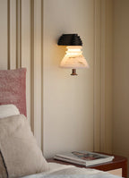 Strata Alabaster Wall Lamp by Bling Lighting Studio