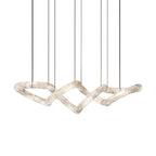 Streamlined Alabaster Pendant Lamp by Bling Lighting Studio