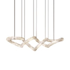 Streamlined Alabaster Pendant Lamp by Bling Lighting Studio