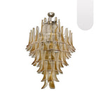 Stunning Murano Amber Glass Petals Chandelier product image