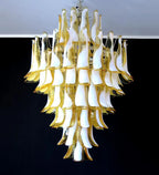 Stunning Murano Caramel Glass Petals Chandelier product image