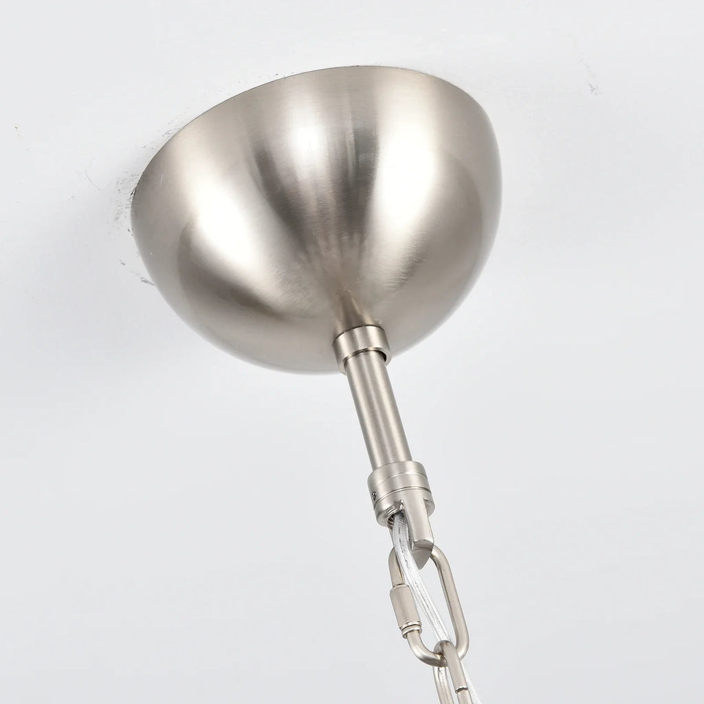 Stunning Murano White Glass Petals Chandelier product image