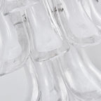 Stunning Murano White Glass Petals Chandelier product image