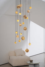Sultana Alabaster Cluster Chandelier