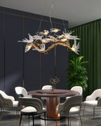 Glass Swallow Branch Chandelier product image