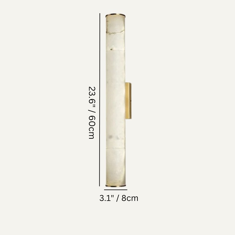 Sylvia Alabaster Wall Sconce by Bling Lighting Studio